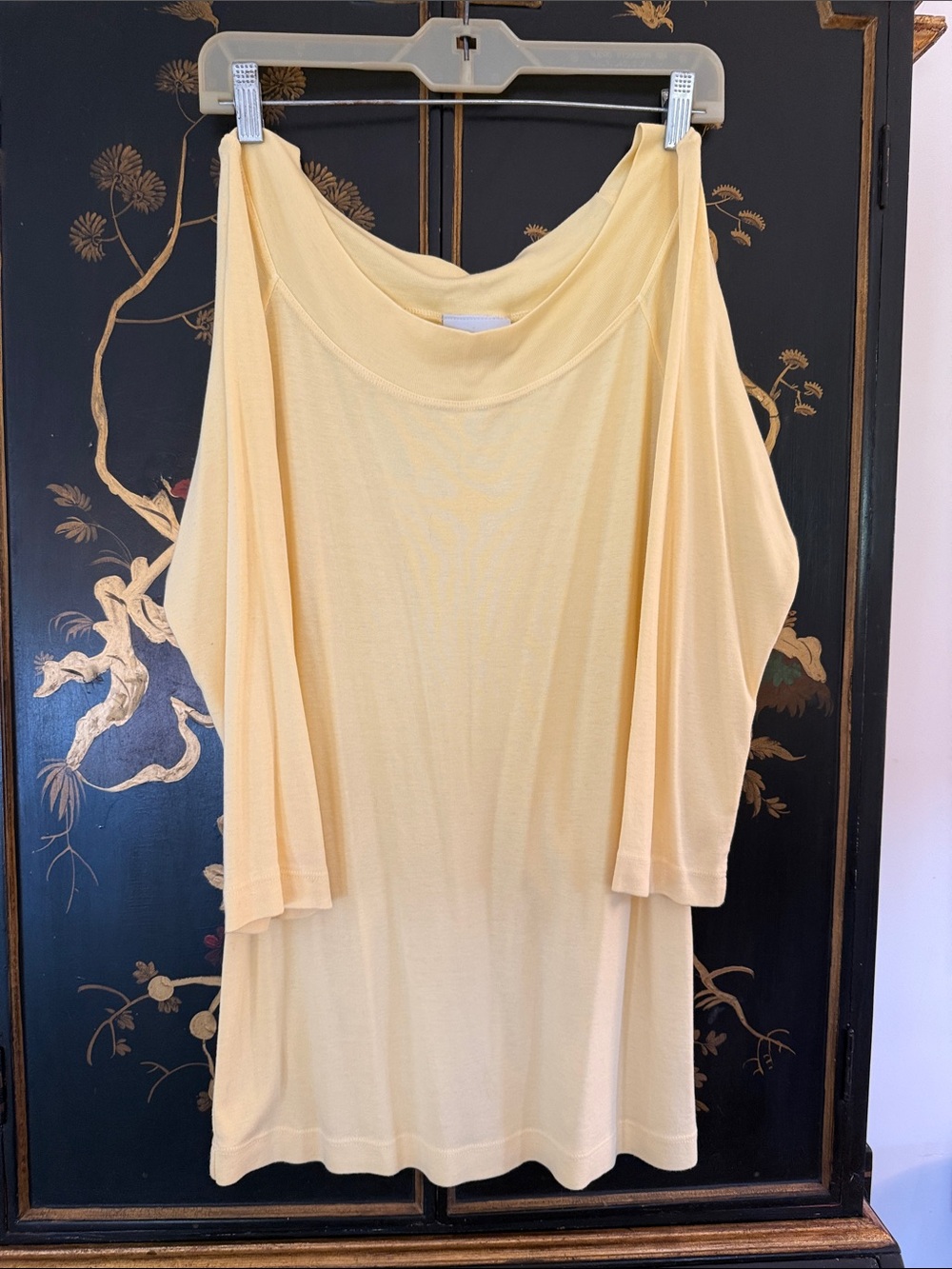 Soft Surroundings Pale Yellow Tunic